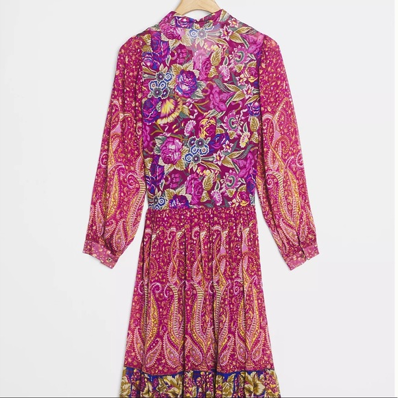 Anthropologie | NIKOLE MAXI SHIRTDRESS | Size XS - Picture 5 of 7